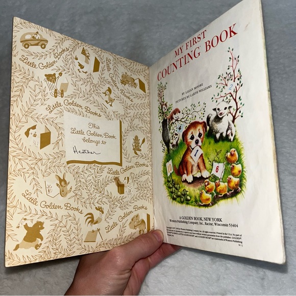 My First Counting Book a Little Golden Book kids vintage reading book - Picture 4 of 8